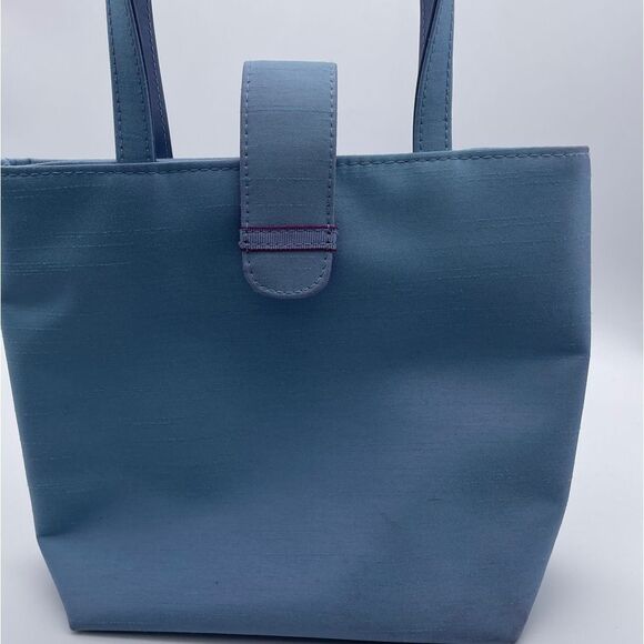 NWOT Estée Lauder Iridescent Blue Tote - Picture 3 of 10